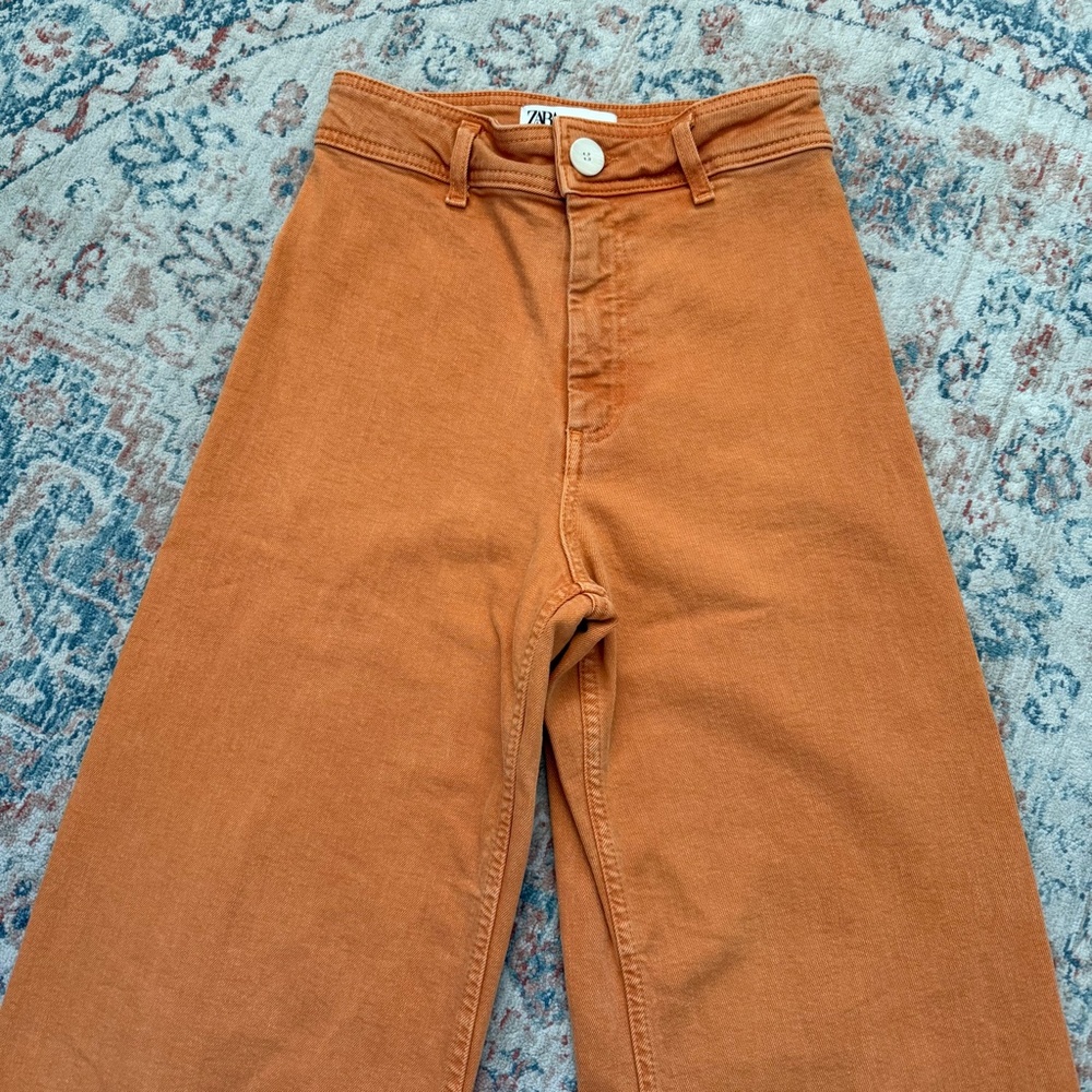 Zara The Marine Straight Jeans — Size 2 - Picture 3 of 6